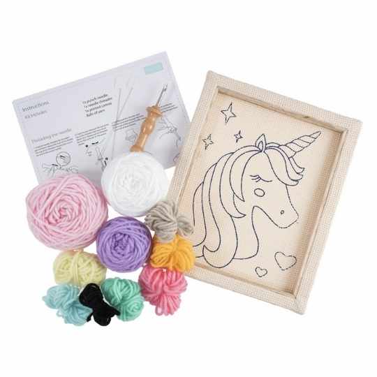 Unicorn punch needle kit