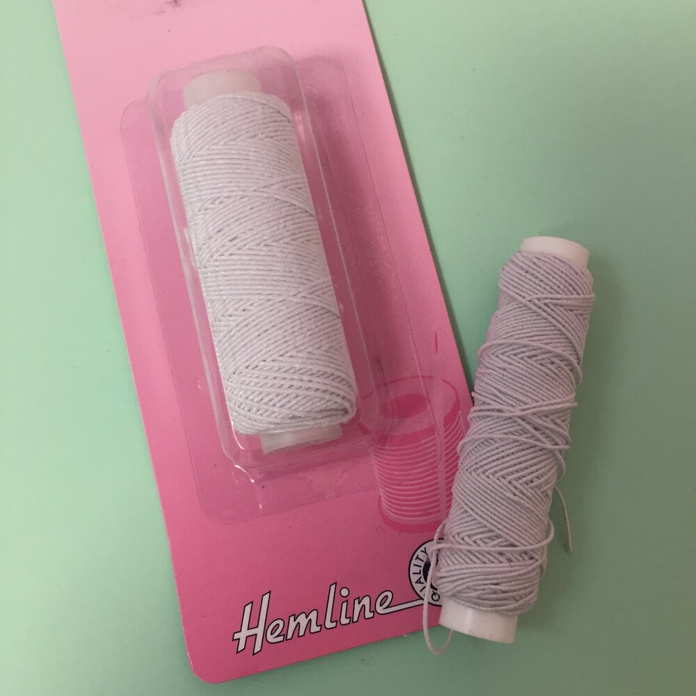 Shirring Elastic White Sew Confident