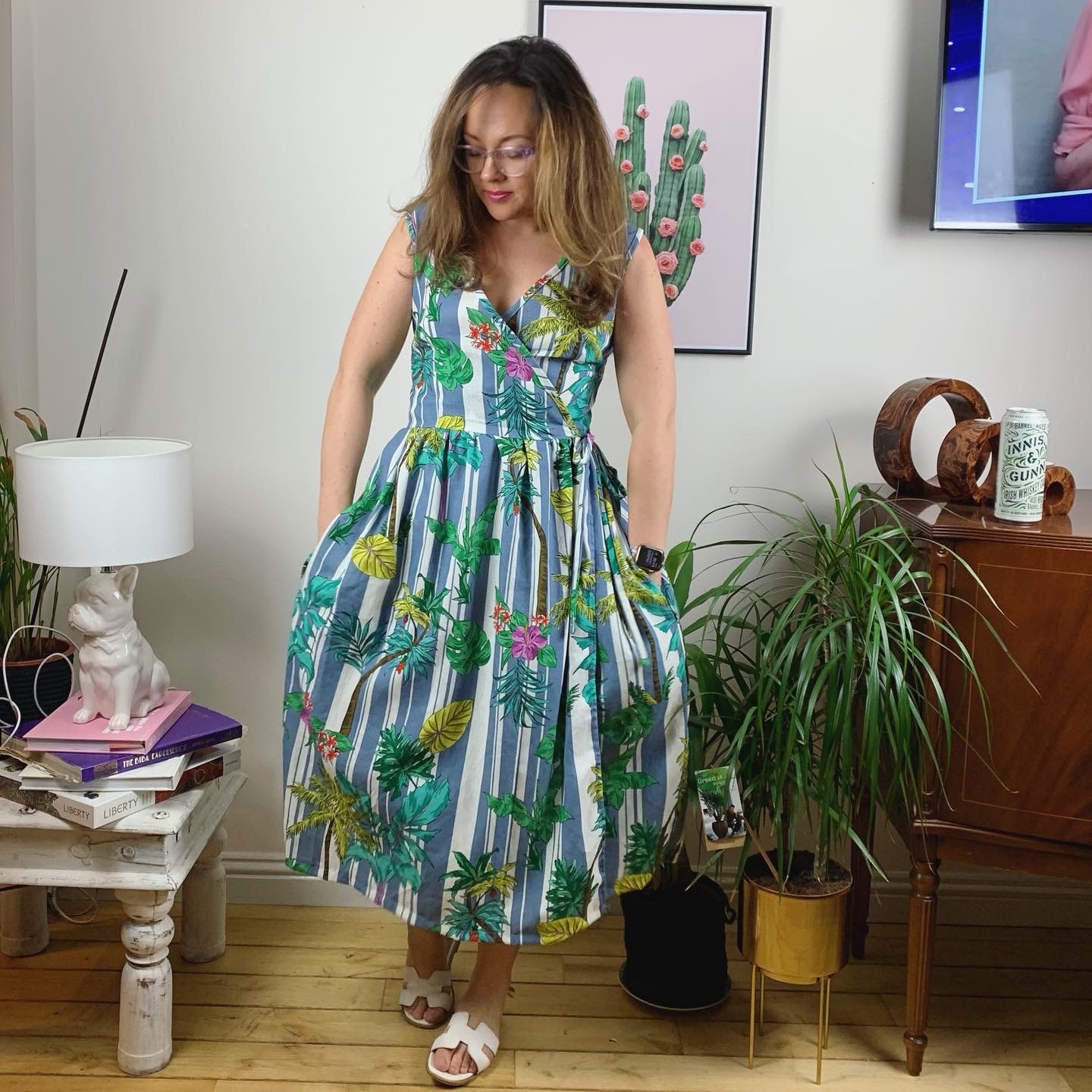 sew along hannah dress - 21st of june outfit
