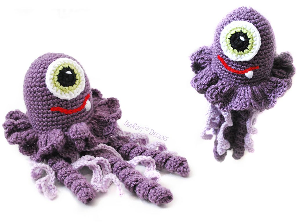 crochet monster - jellyfish