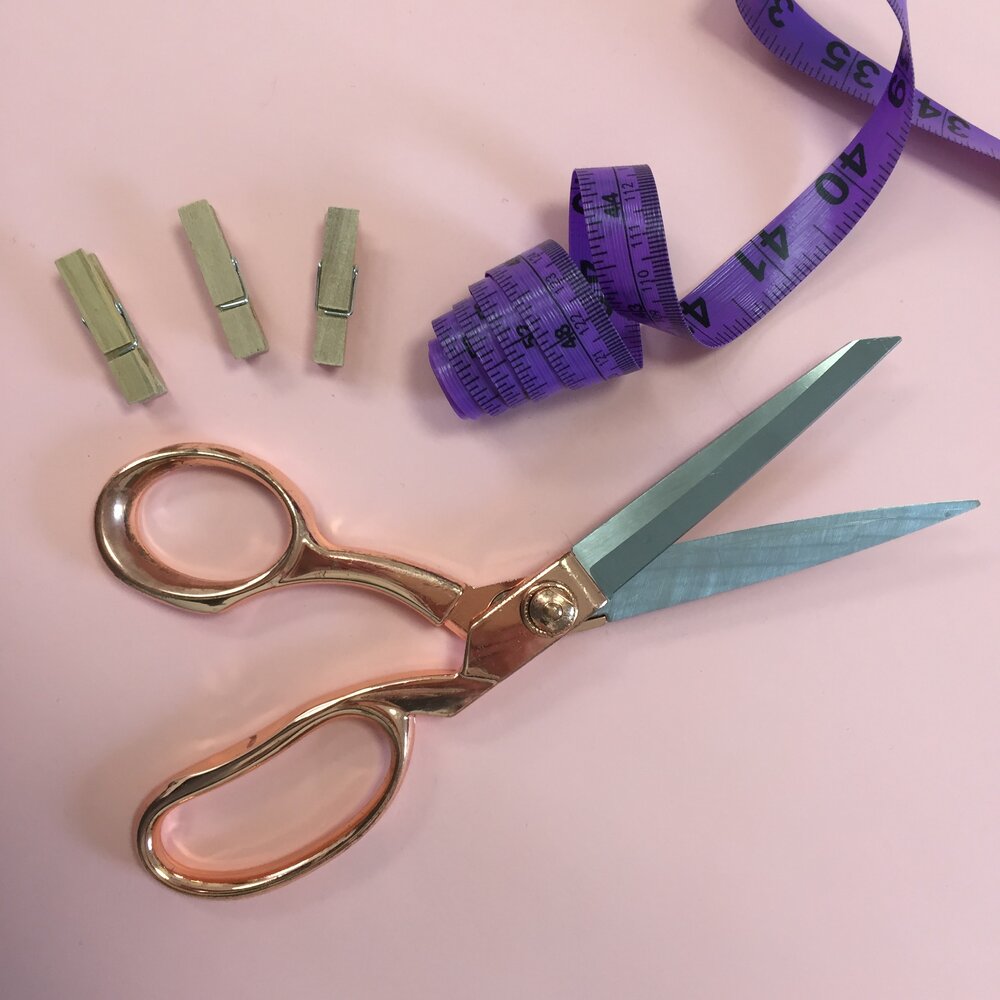 fabric scissors sewing supplies