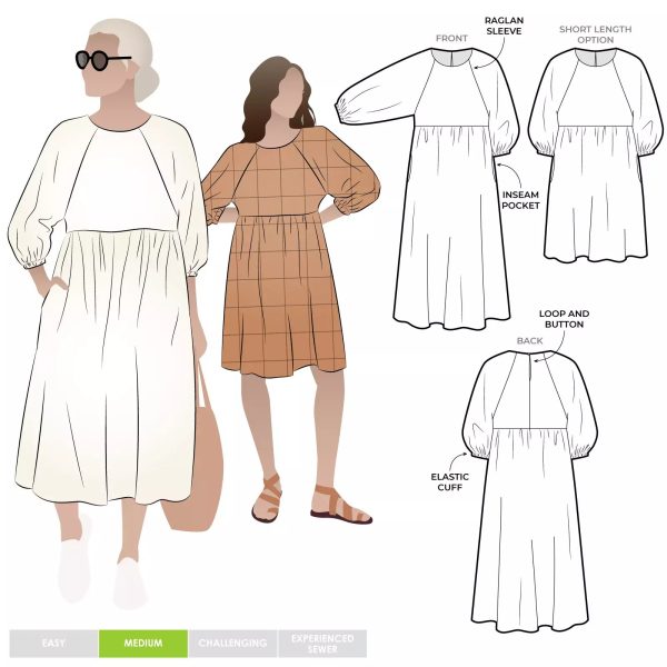 Hope Woven Dress Paper Pattern | Style Arc