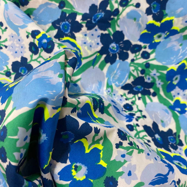 Liberty Fabrics | Marinas Bouquet Blue| Tana Lawn™