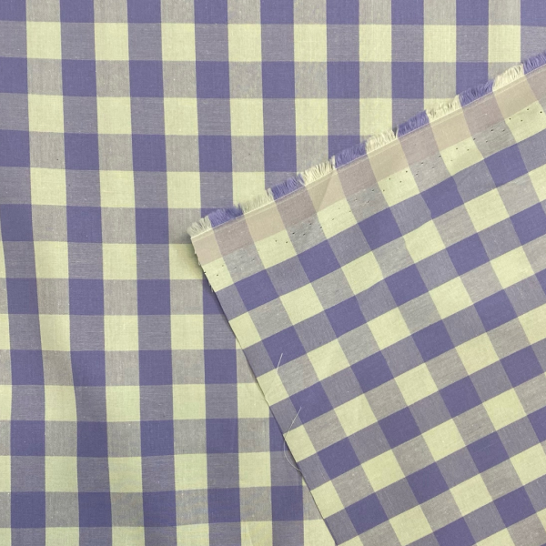 Cotton Yard Dyed Check | Three Colours - Image 2