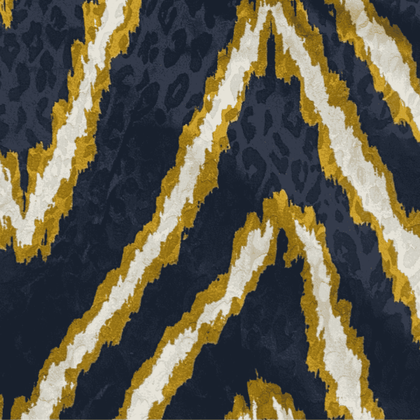 Abstract Leopard Satin - Image 3