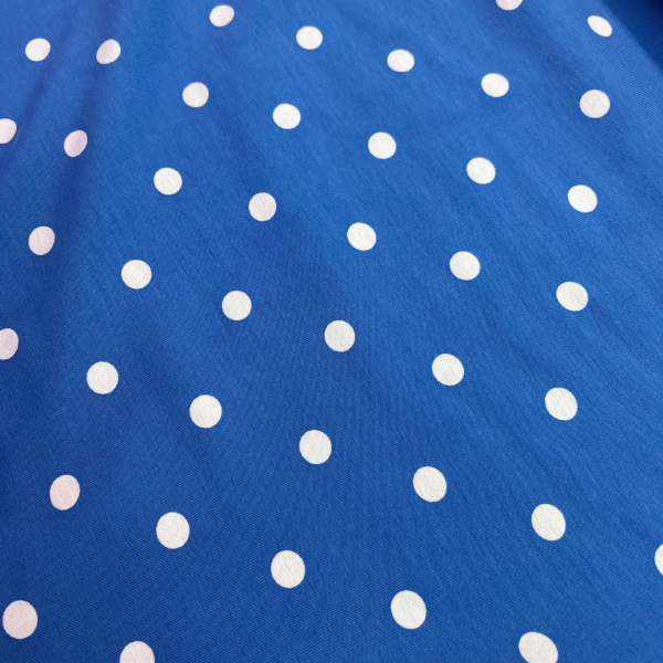 Blue Jersey Polka Dot - Image 2