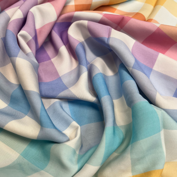 The Crafty Pie | Rainbow Gingham | Large