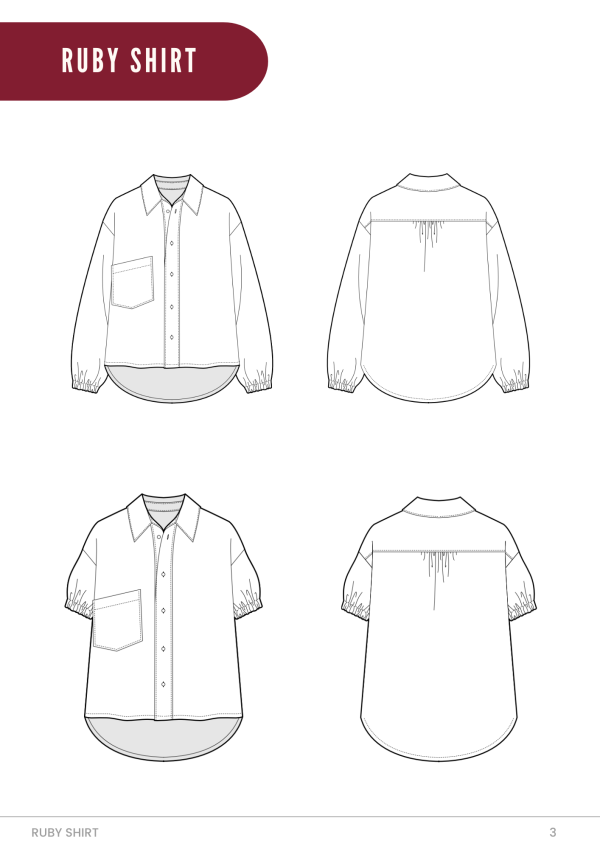 Ruby Shirt Pattern | SewConfident - Image 2