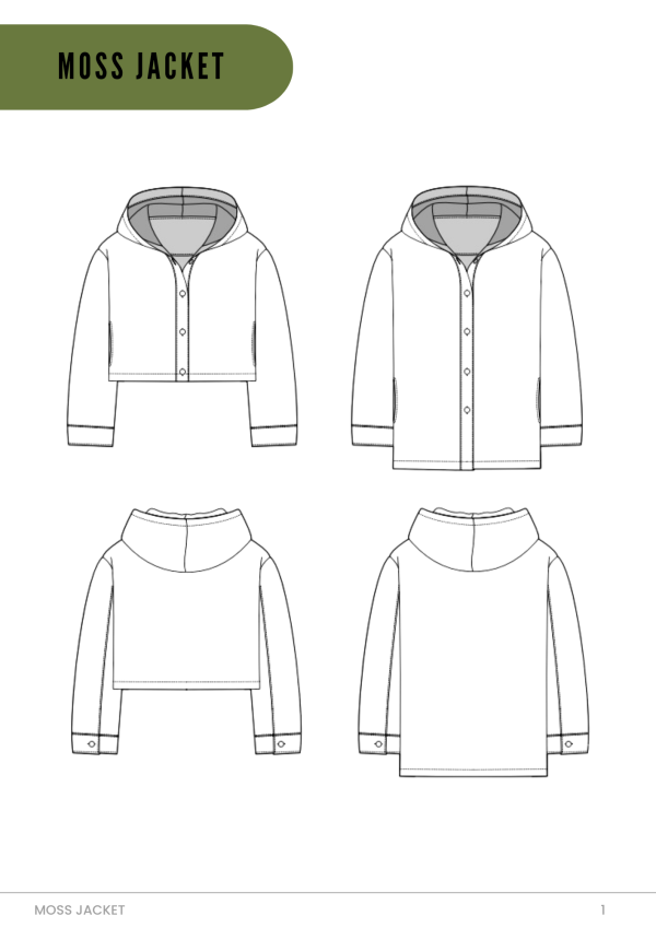The Moss jacket Sewing Pattern - Image 2
