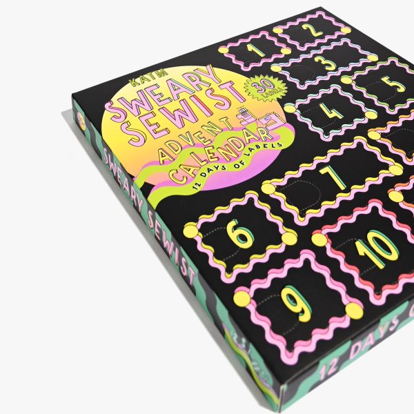 Pre-Order:  Sweary Sewist Advent Calendar | 12 Days of labels
