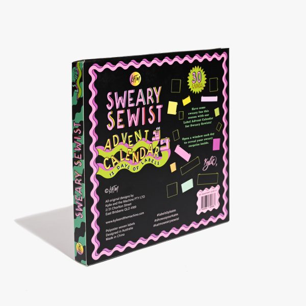 Pre-Order:  Sweary Sewist Advent Calendar | 12 Days of labels - Image 2