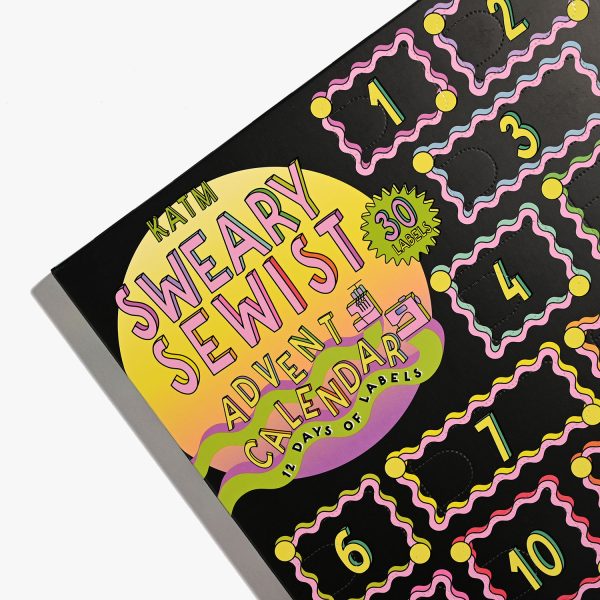 Pre-Order:  Sweary Sewist Advent Calendar | 12 Days of labels - Image 6